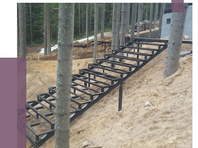 Монтаж металлических лестниц в Истре от 13462 руб. 