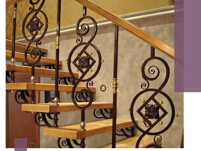 Изготовление кованых лестниц под ключ в Истре