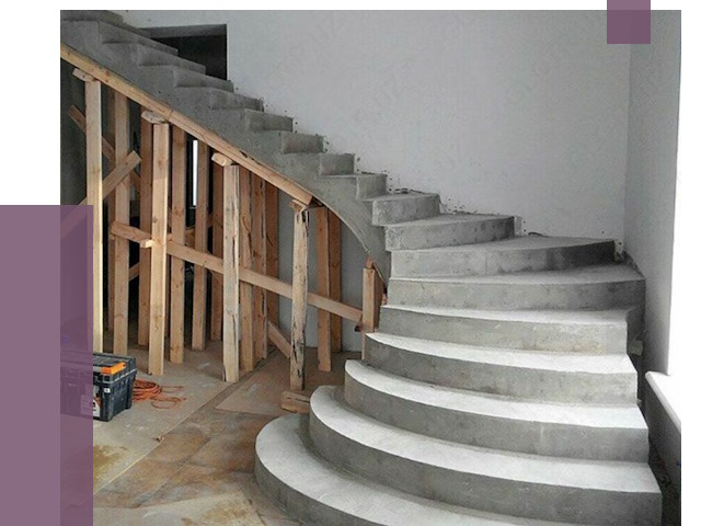 Изготовление бетонных лестниц под ключ в Истре от 19812 руб. | ПРОЛЁТ-Ста