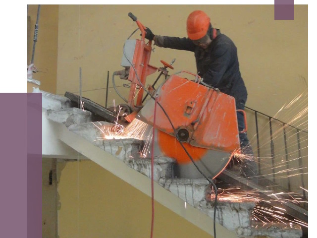 Демонтаж бетонных лестниц в Истре от 4572 руб. за м2 | ПРОЛЁТ-Ста