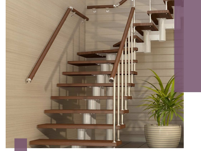 Изготовление модульных лестниц под ключ в Истре