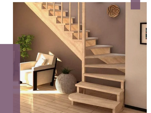 Изготовление Г-образных лестниц в Истре от 18796 руб. 