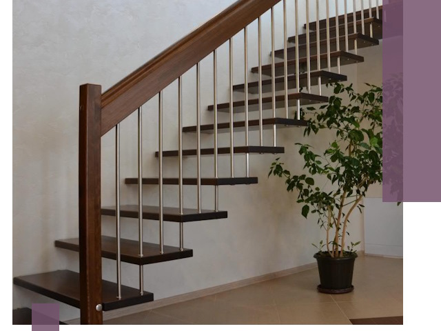 Лестницы на больцах под ключ в Истре – изготовление и монтаж