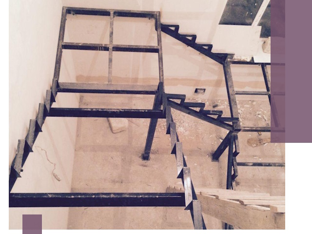 Монтаж лестниц на металлокаркасе в Истре быстро и качественно