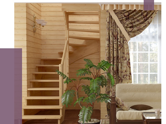 Лестницы для дачи в Истре от 75438 руб.  | ПРОЛЁТ-Ста