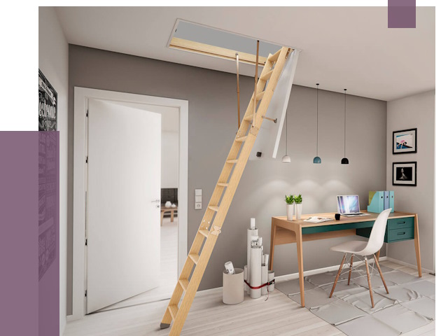 Чердачные лестницы в Истре — от 14478 руб. | ПРОЛЁТ-Ста