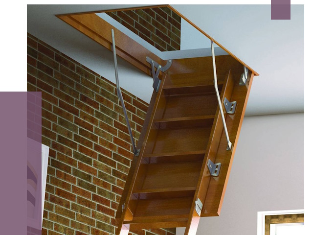 Установка чердачной лестницы в Истре от 7772 руб. | ПРОЛЁТ-Ста