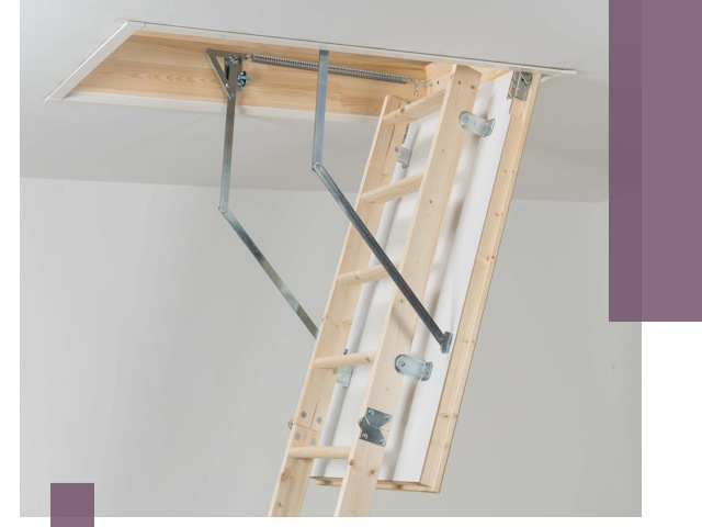 Установка чердачной лестницы под ключ в Истре