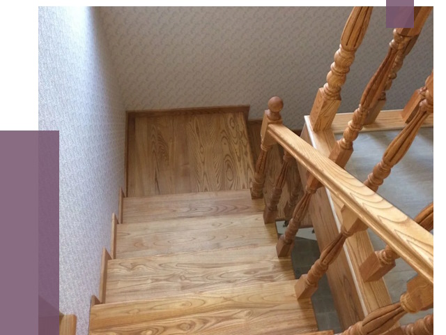 Сосновые лестницы в Истре под ключ от 8026 руб.  | ПРОЛЁТ-Ста