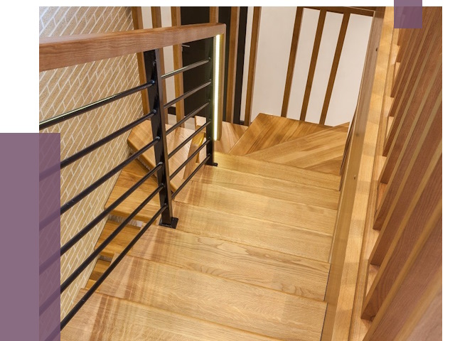 Лестницы из ясеня в Истре под ключ от 9957 руб. 