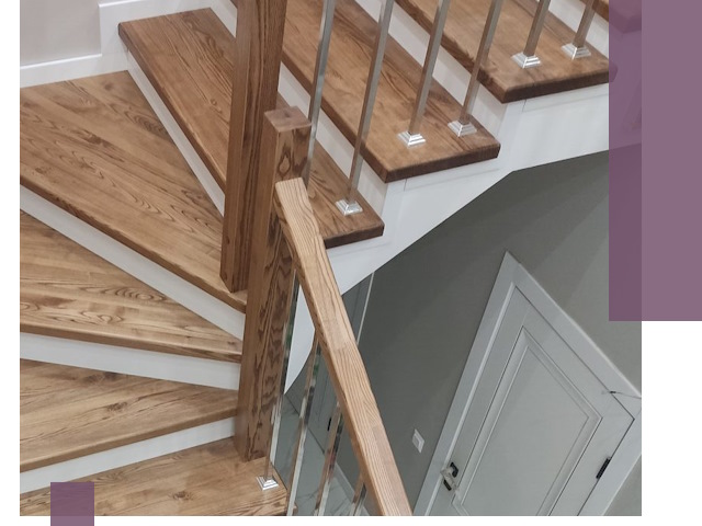 Обшивка металлических лестниц под ключ в Истре