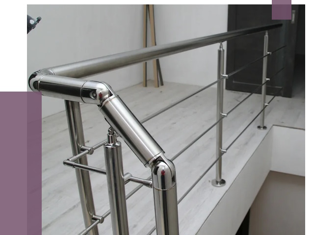 Перила из нержавеющей стали в Истре от 8941 руб. под ключ | ПРОЛЁТ-Ста