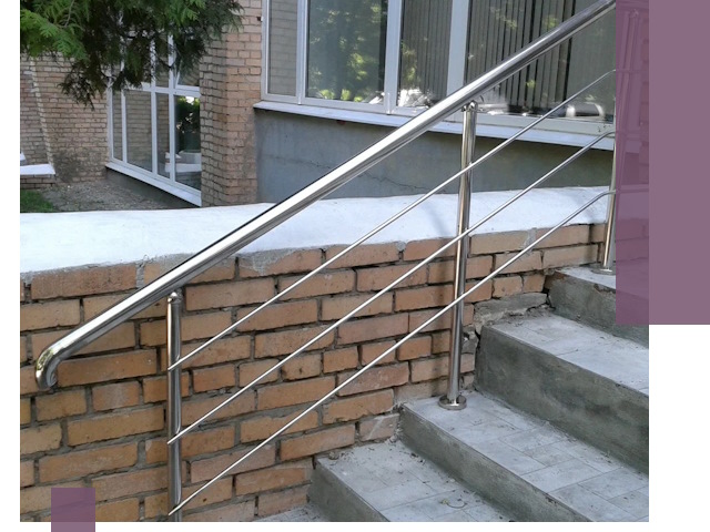 Перила из нержавеющей стали высокого качества в Истре