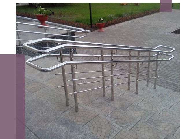 Перила для инвалидов в Истре от 7539 руб. под ключ | ПРОЛЁТ-Ста