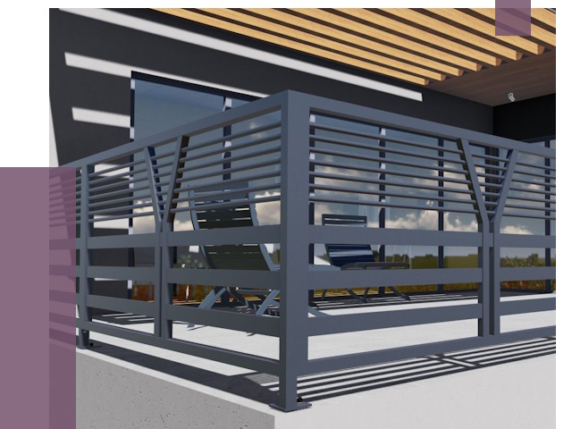 Изготовление балконных ограждений в Истре от 10668 руб. | ПРОЛЁТ-Ста