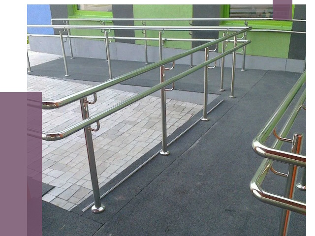 Ограждения пандусов в Истре от 4318 руб. монтаж | ПРОЛЁТ-Ста