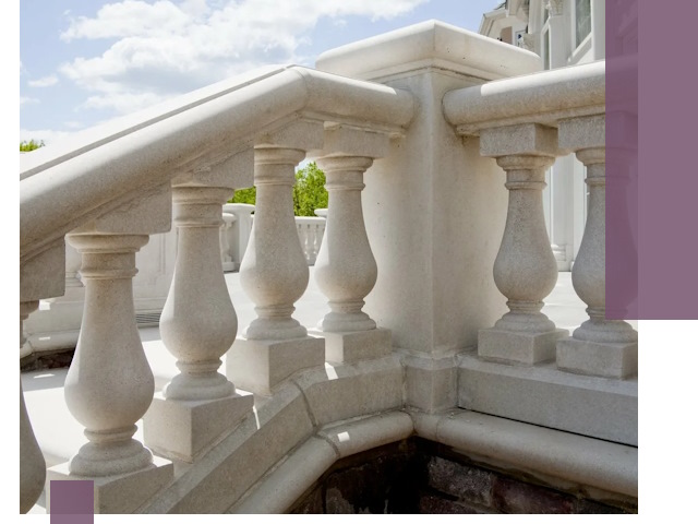 Балюстрады из металла и камня под ключ в Истре