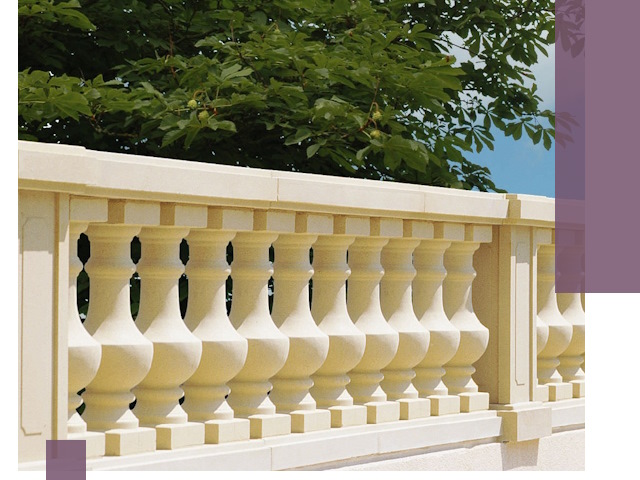 Установка балюстрады в Истре: изготовление и монтаж под ключ