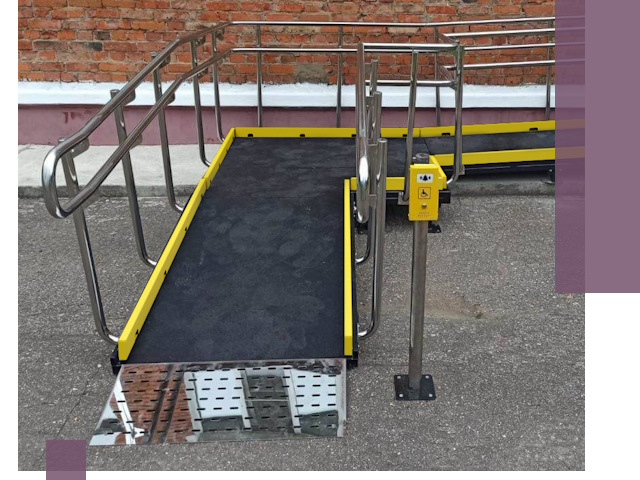 Изготовление наклонных пандусов для инвалидов в Истре