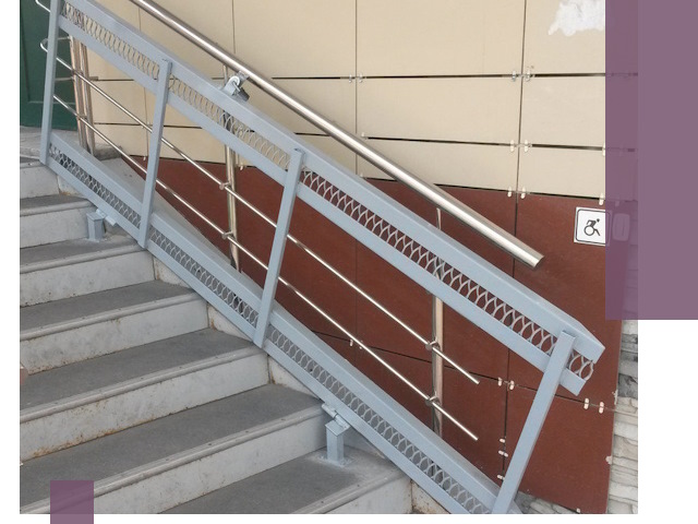 Изготовление откидных пандусов под ключ в Истре