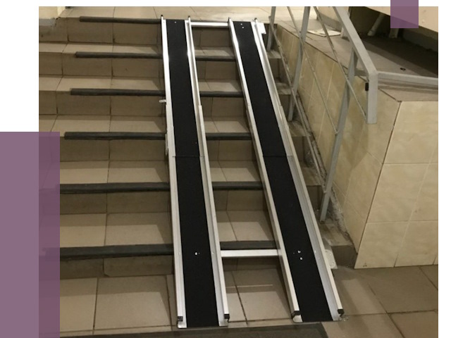 Установка пандуса в подъезд в Истре от 7925 руб. под ключ | ПРОЛЁТ-Ста