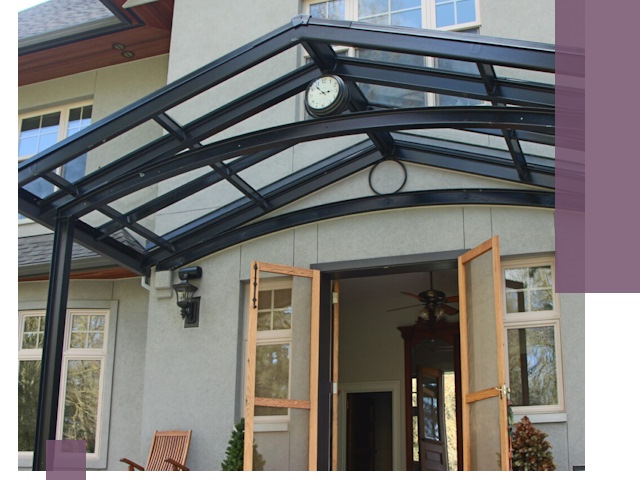 Изготовление и монтаж навесов и козырьков в Истре