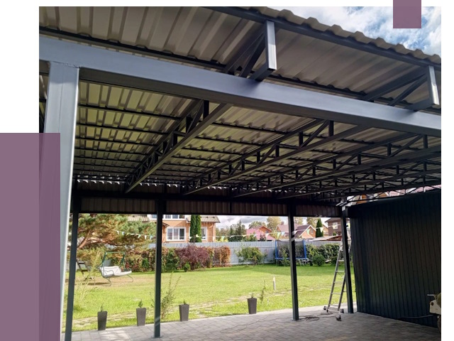 Монтаж навесов в Истре от 7315 руб. — установка навеса | ПРОЛЁТ-Ста