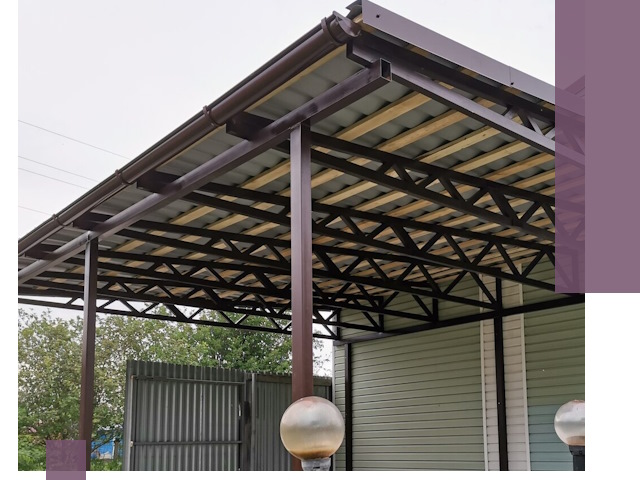 Навесы под ключ в Истре: изготовление, монтаж и гарантия