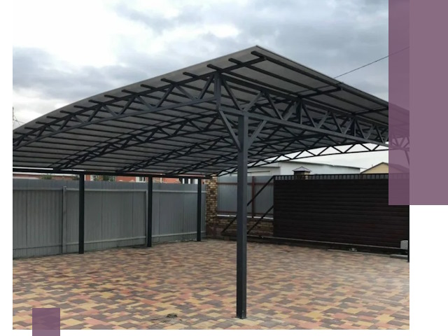 Недорогие навесы под ключ в Истре — изготовление и монтаж