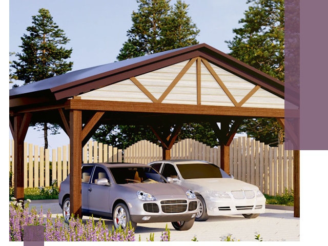 Навесы для автомобиля в Истре — изготовление и монтаж