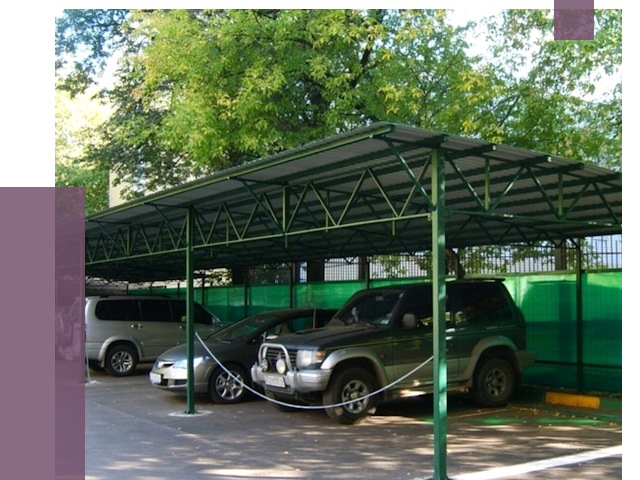 Навесы для парковки в Истре от 79756 руб. заказать | ПРОЛЁТ-Ста