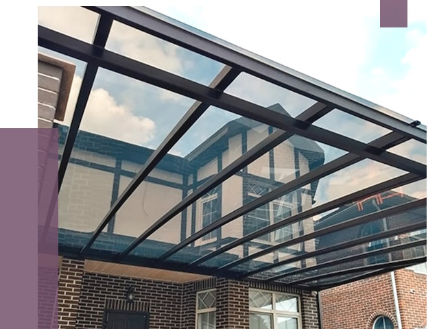 Навесы из поликарбоната в Истре от 8555 руб. под ключ — ПРОЛЁТ-Ста