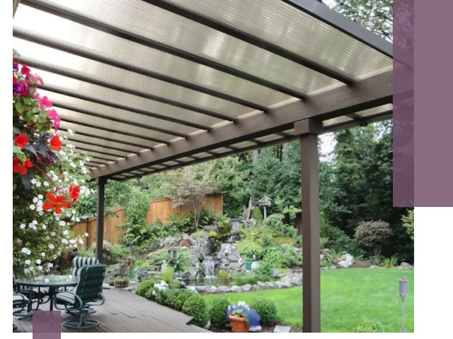 Навесы из поликарбоната под ключ в Истре быстро и надёжно