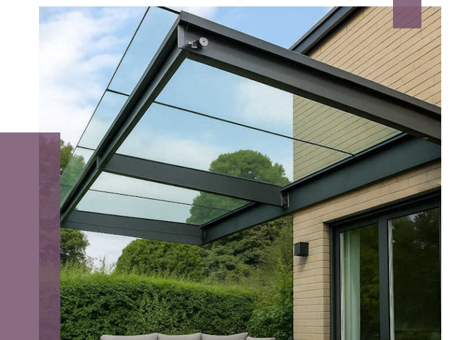 Стеклянные навесы и козырьки в Истре от 12192 руб.