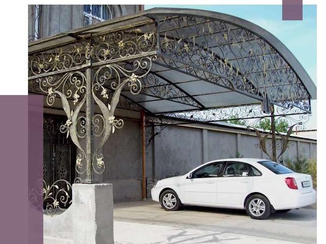 Кованые навесы в Истре от 14478 руб. | ПРОЛЁТ-Ста
