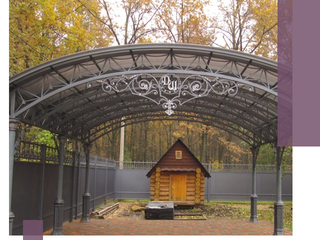 Кованые навесы премиум-класса под заказ в Истре