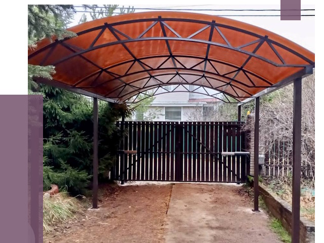 Арочные навесы в Истре от 12649 руб. — изготовление и монтаж | ПРОЛЁТ-Ста