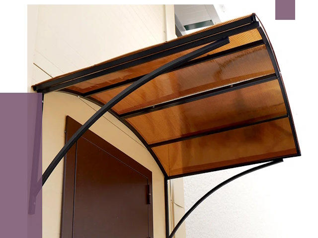 Недорогие козырьки в Истре от 7539 руб.  | ПРОЛЁТ-Ста