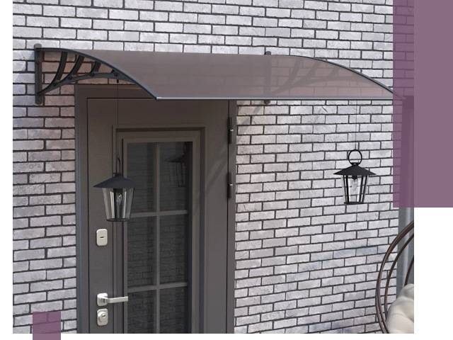 Недорогие козырьки и навесы под ключ в Истре