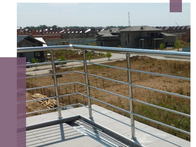 Парапеты из нержавеющей стали в Истре от 7925 руб. за м² | ПРОЛЁТ-Ста