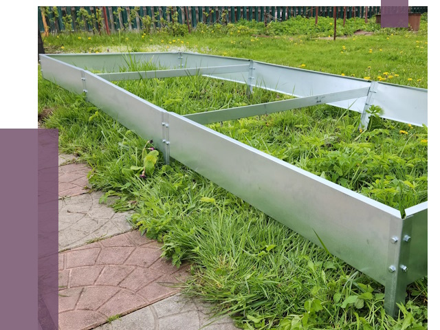 Металлические бордюры для грядок в Истре от 1778 руб. 