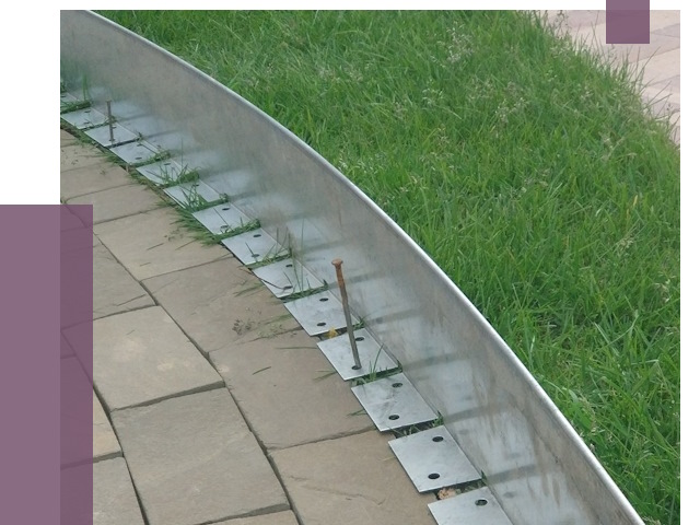 Металлические бордюры для тротуаров в Истре от 8636 руб.