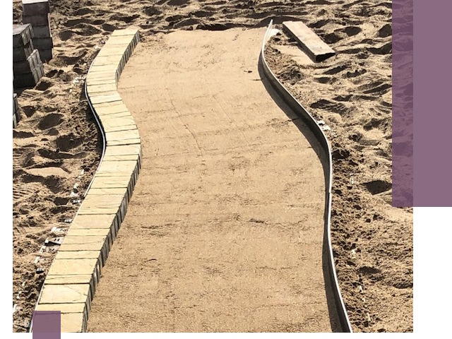 Металлические бордюры для тротуаров в Истре — прочные и долговечные