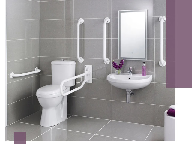 Поручни для санузлов в Истре: установка, ремонт и монтаж